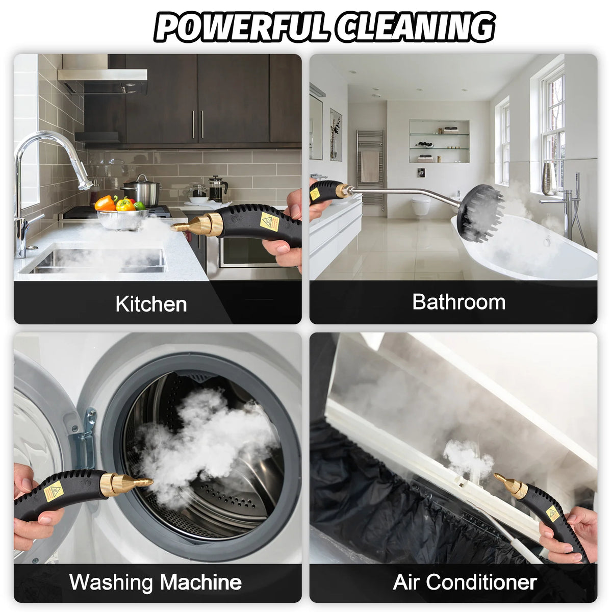 BALASHOV Handheld Steam Cleaner – Home, Car & Kitchen Handheld Steam Cleaner Axl