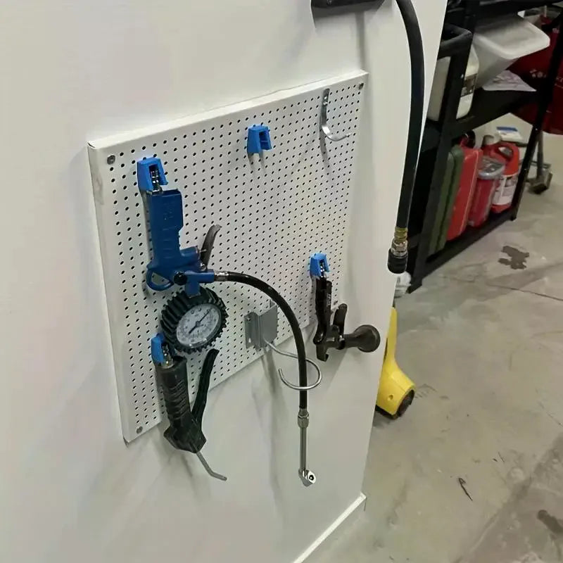 4-Pack Wall Mount Pneumatic Tool Holder – Air Tool Rack Organizer Tool Wall Mount Rack Axl