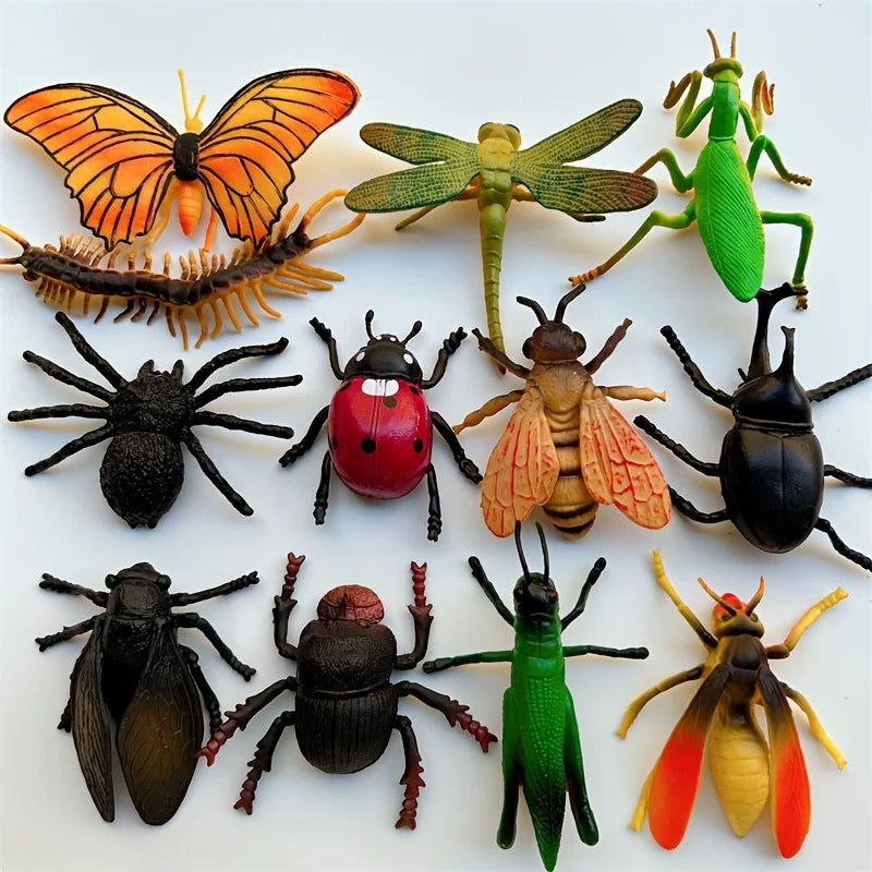12 Realistic Fake Insects – Halloween & April Fool's Party Props Halloween Party Props Axl