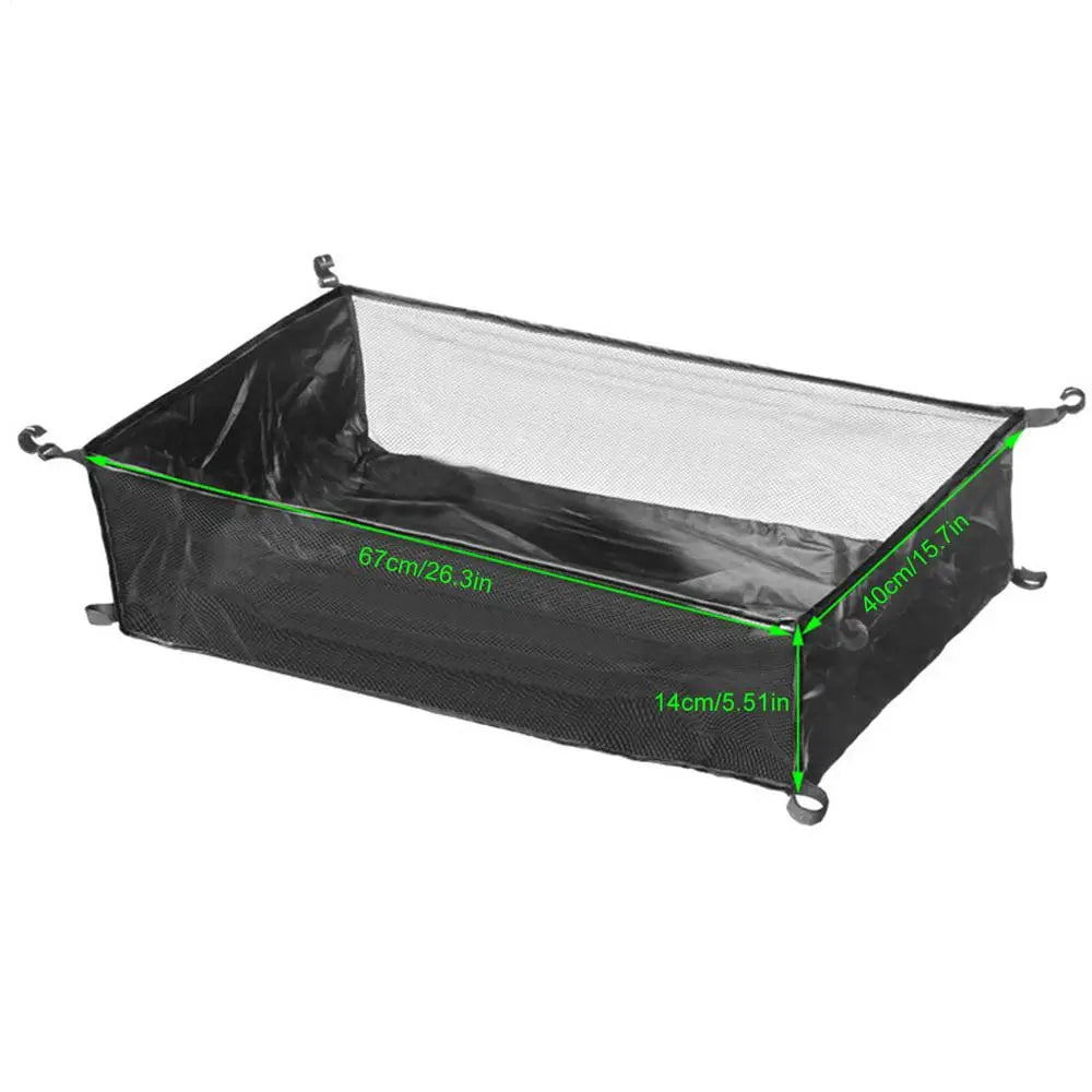 Hangable Under Table Storage Bag – Camping Picnic Organizer Camping Table Organizer Axl long net bag