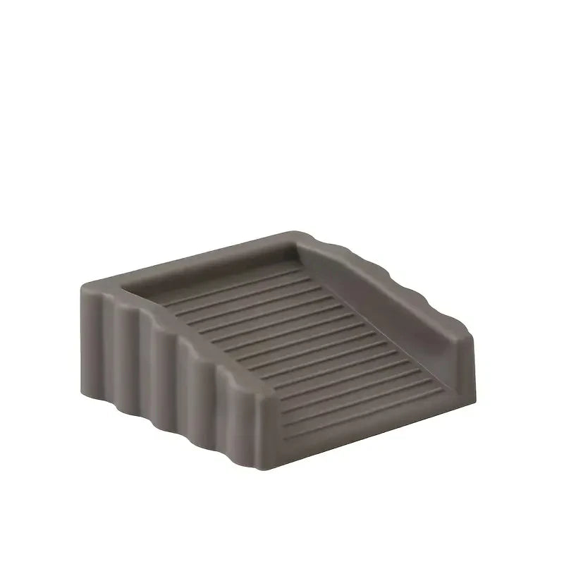 Matte Plastic Door Stopper – Anti-Collision Safety Door Wedge Door Stopper Axl gray