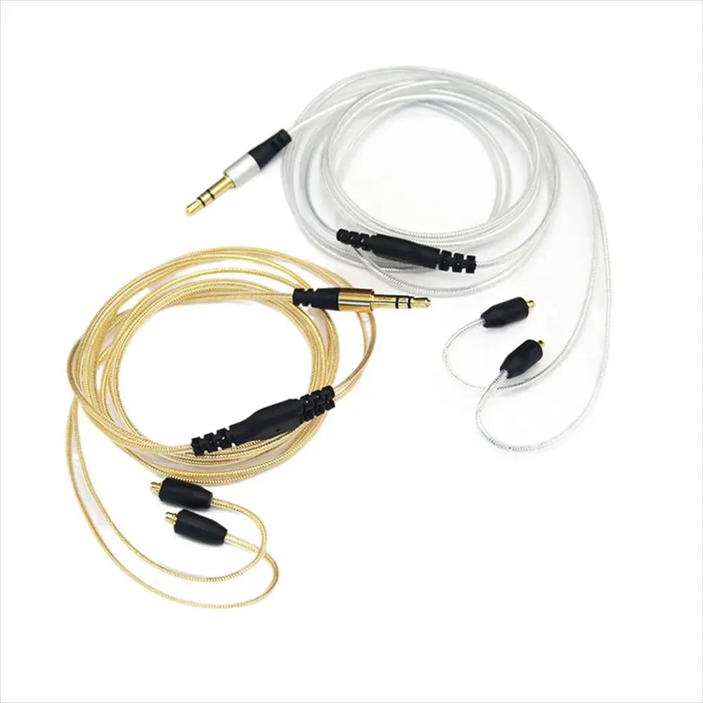 MMCX Detachable Earphone Cable 3.5mm Gold-Plated | 1.2m Earphone Cable Axl