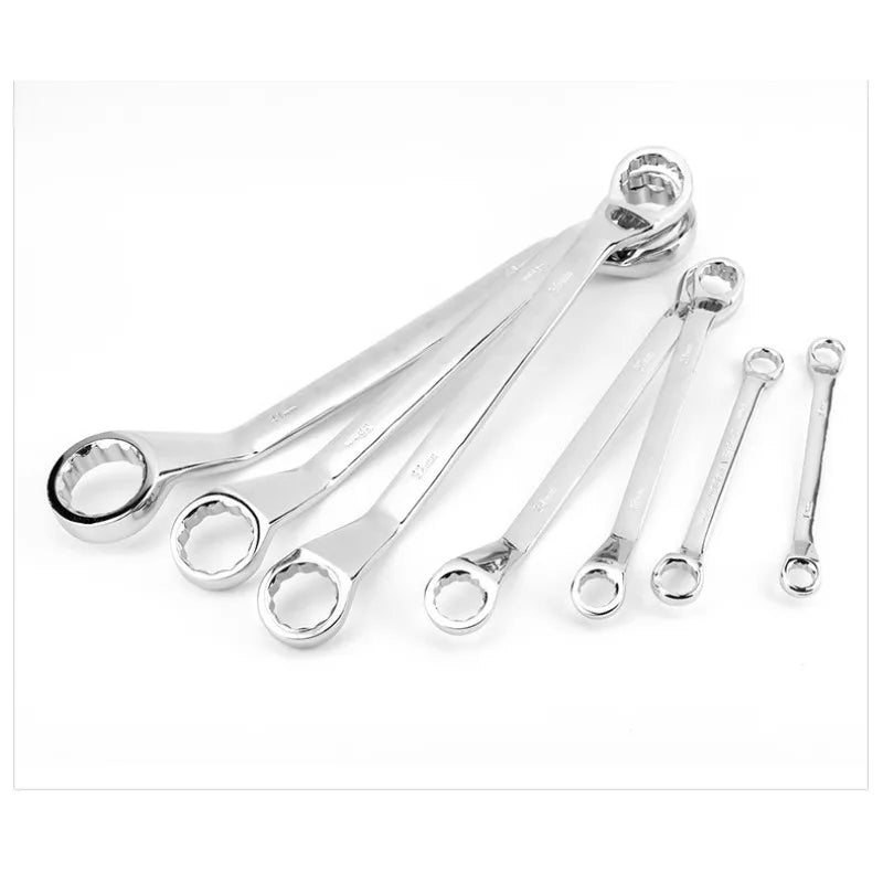 Double End Offset Ring Spanner – Chrome Vanadium Steel Wrench Box End Wrench Axl