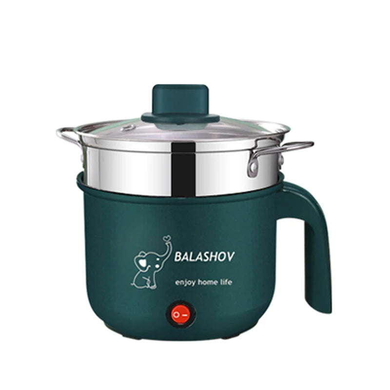 BALASHOV 1.8L Mini Electric Rice Cooker – Non-Stick Multifunction Electric Rice Cooker Axl Double Layer US