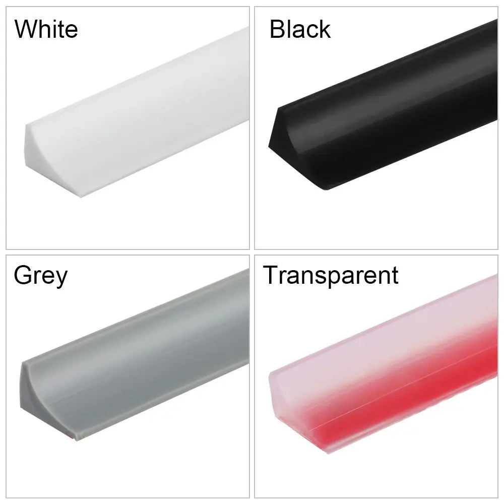 Self-Adhesive Silicone Shower Water Stopper & Barrier Strip Shower Water Barrier Axl