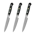 Damascus Steel Chef Knife with G10 Handle | InLeung Damascus Chef Knife Axl 3pcs knives