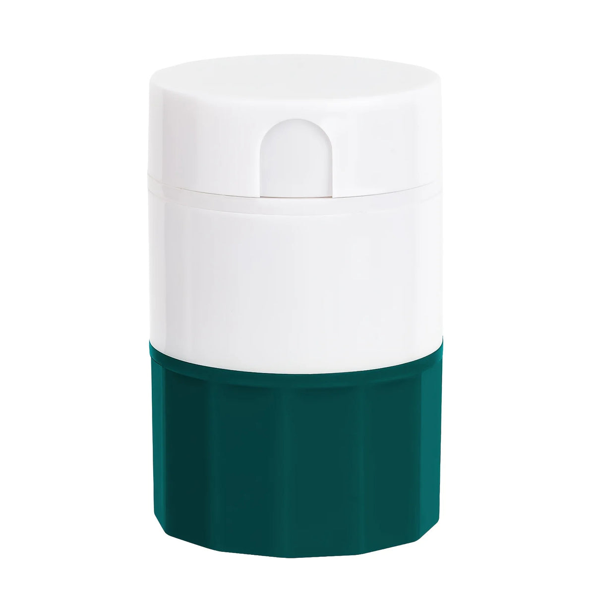 4-in-1 Pill Cutter, Crusher & Storage Box – Portable Mini Set Pill Cutter Organizer Axl Dark Green