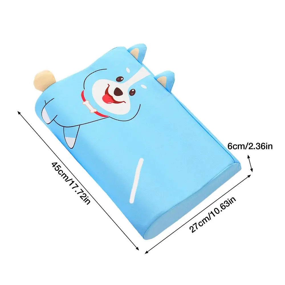 Kids Toddler Crib Pillow – Soft Ergonomic Sleep Cushion Toddler Crib Pillow Axl puppy