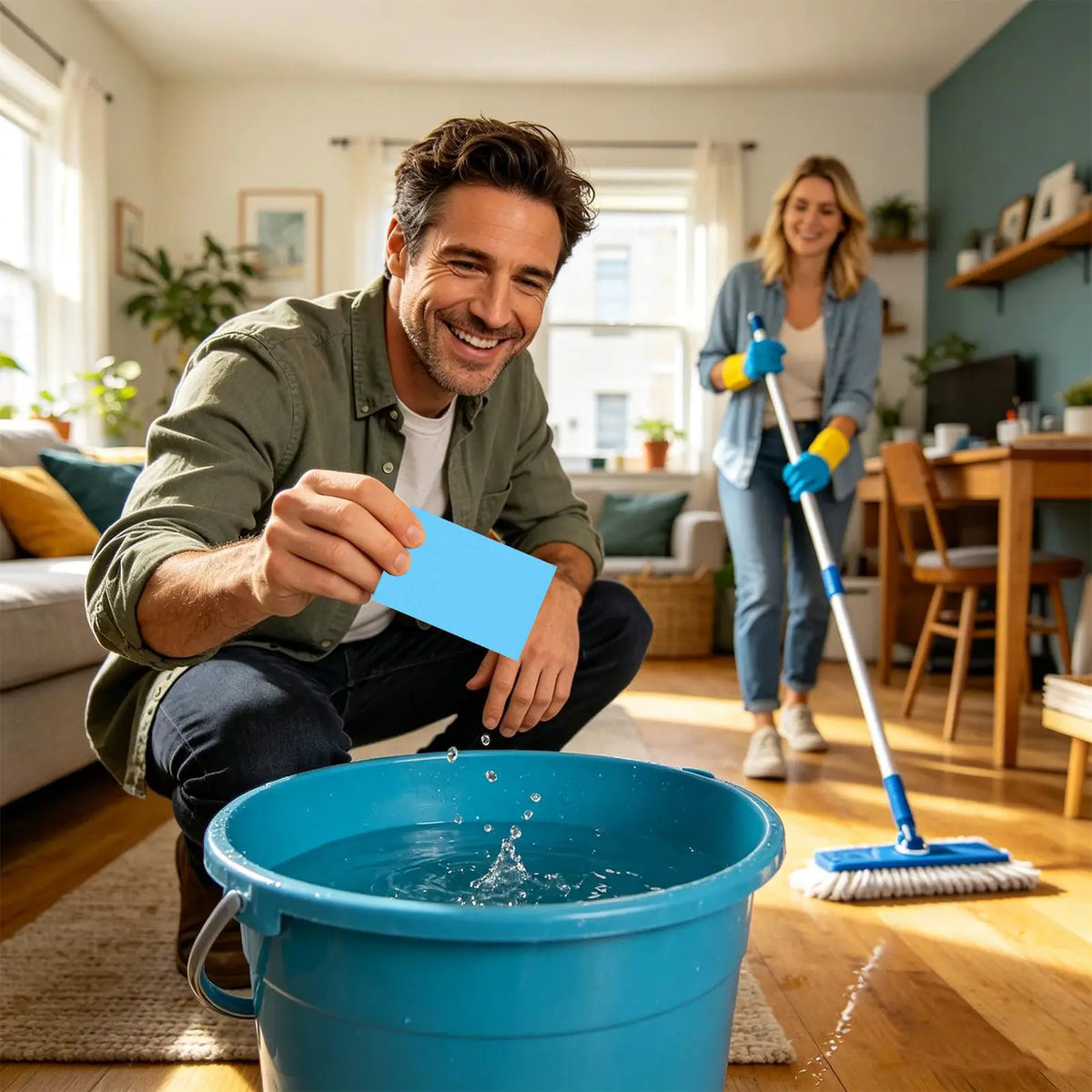 Dissolvable Floor Cleaning Sheets 30 Pack – Hardwood & Tile Floor Cleaning Sheets Axl