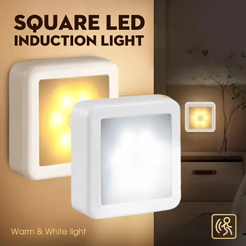 Smart LED Motion Sensor Night Light – Warm & White Wall Light LED Night Light Axl