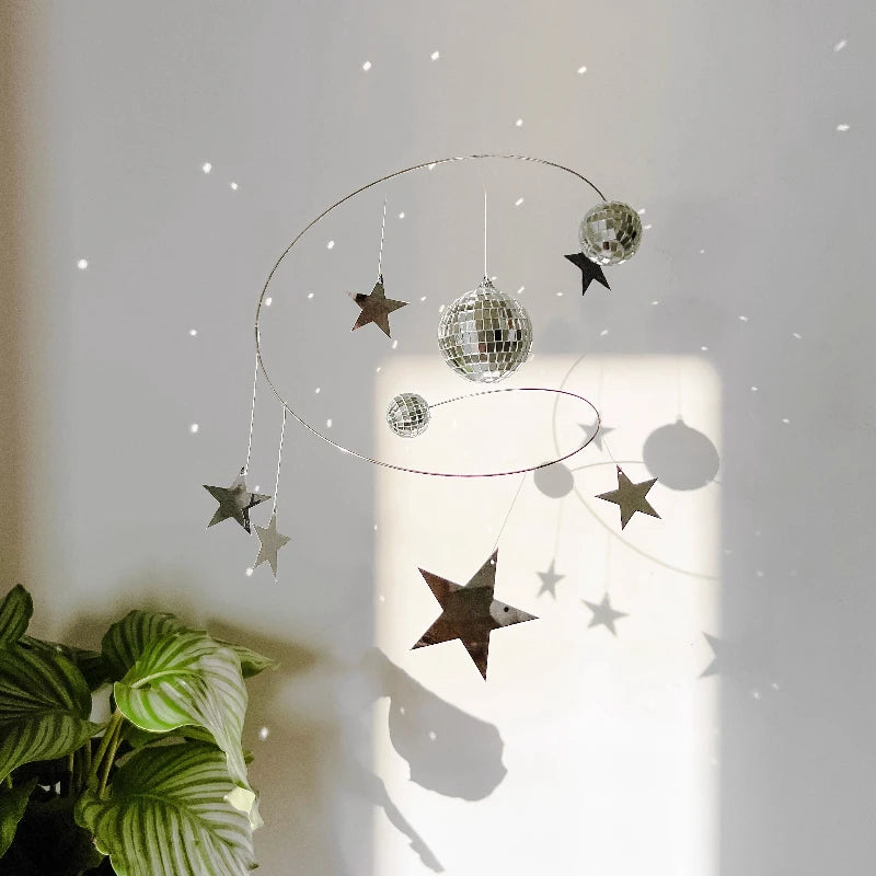 Star & Planet Resin Wind Chimes – Wall Hanging Room Decor Wind Chime Decor Axl