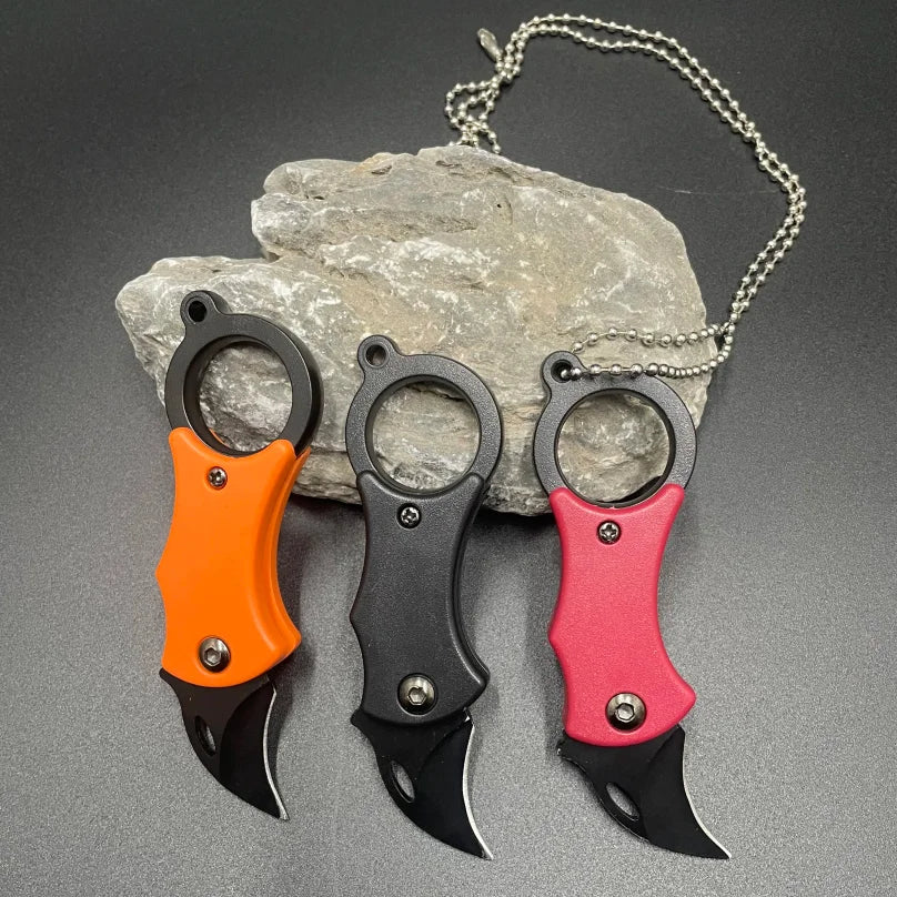 Mini Folding Pocket Knife – EDC Keychain Camping Tool Folding Pocket Knife Axl