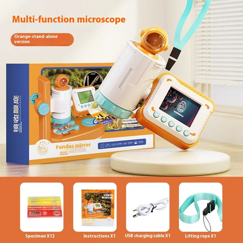 Kids HD Portable Handheld Microscope – 500x Magnifier Kids Microscope Axl 1