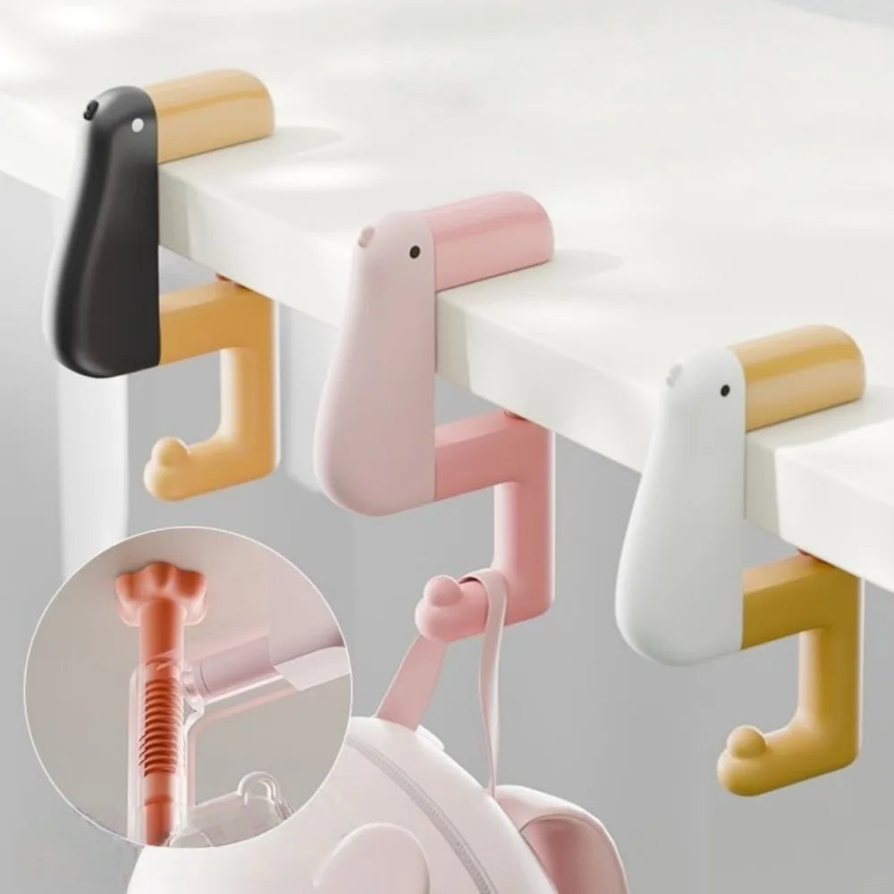 Thinking Duck Desk Hook – Portable Bag & Wallet Hanger Desk Hook Organizer Axl