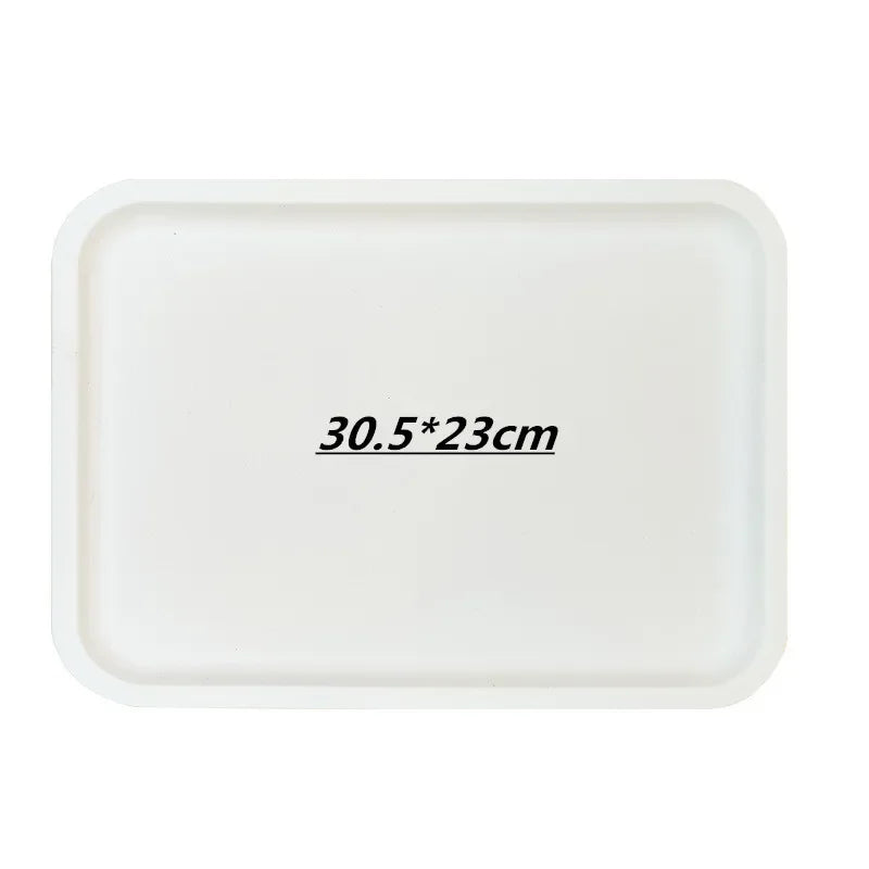 Nordic Rectangular Acrylic Serving Tray – Kitchen & Home Organizer Serving Tray Axl style 14
