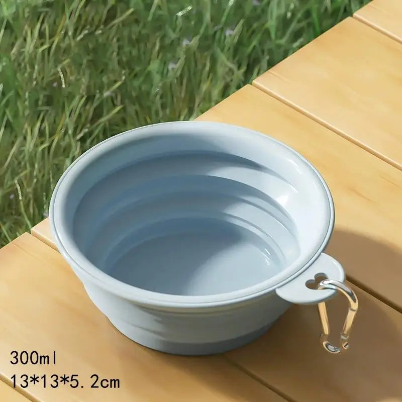 Collapsible Silicone Pet Bowl – Portable Dog & Cat Travel Bowl Collapsible Pet Bowl Axl A5