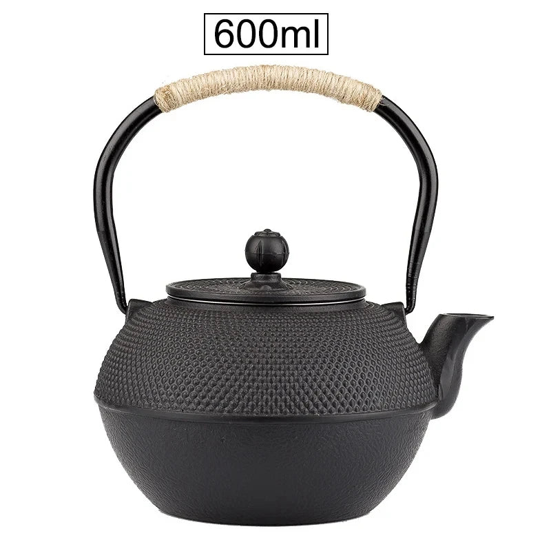 KEMORELA Japanese Cast Iron Teapot with Stainless Infuser Cast Iron Teapot Axl 600ML