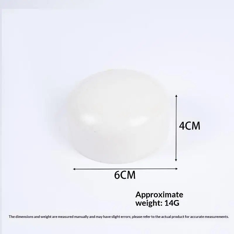 Slow Rising Squishy Steamed Bun Fidget Toy – Soft & Sensory Squishy Fidget Toy Axl White