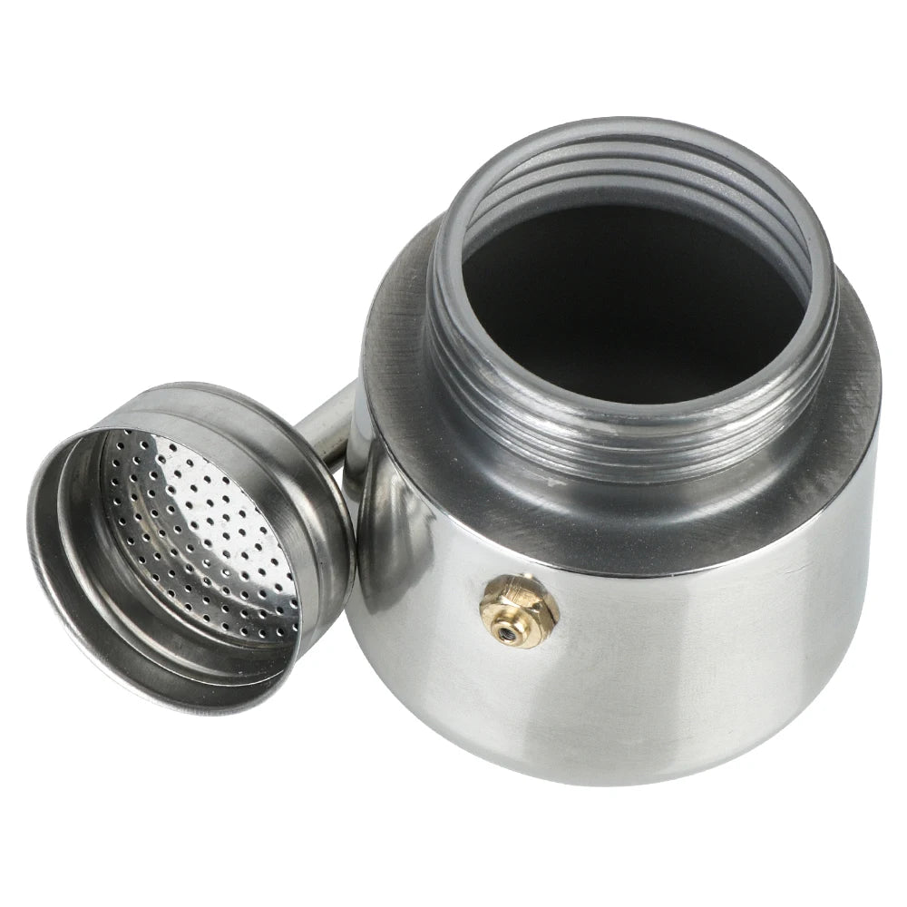 Stainless Steel Moka Pot – Stovetop Espresso Maker 2–9 Cup Stovetop Moka Pot Axl