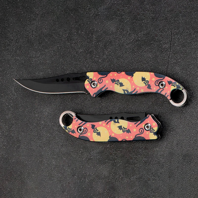 Mini Folding Pocket Knife – Stainless Steel EDC Camping Tool Folding Pocket Knife Axl 1pc knife HA2