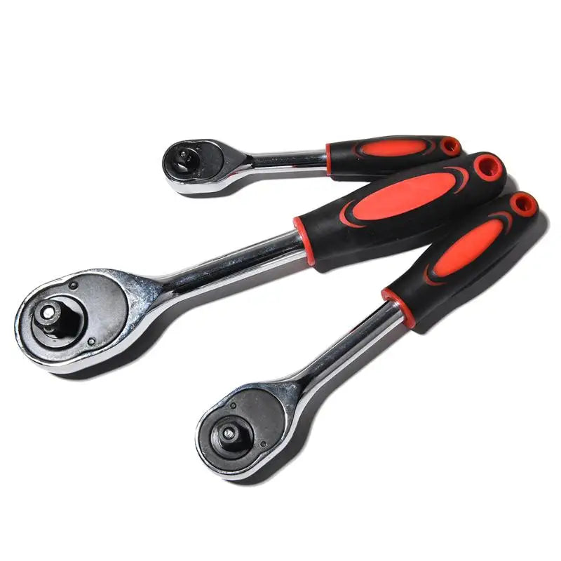 1/4 3/8 1/2" Ratchet Wrench – 24 Tooth Drive Socket Tool Ratchet Wrench Axl