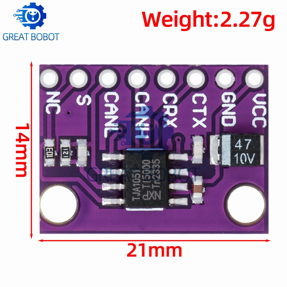 TJA1051T High-Speed CAN Transceiver Module – SMD CAN Transceiver Module Axl