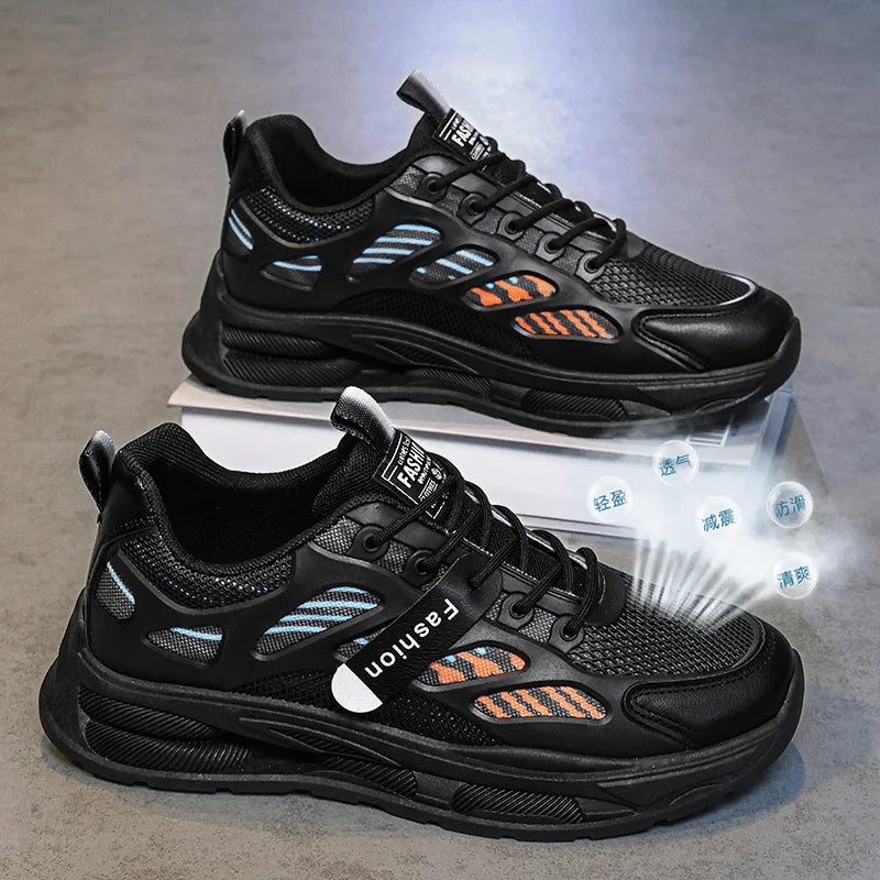 Men's Lightweight Anti-Slip Breathable Sneakers | Casual Men's Casual Sneakers Axl