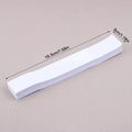 100 Pcs Self-Adhesive Cash Bands – White Money Wrapper Straps Cash Wrapper Bands Axl White