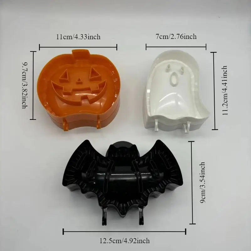 Halloween Hand Pie Press Molds – Pumpkin Ghost Bat 3-Pack Pie Press Mold Set Axl