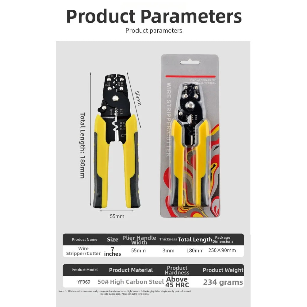 Electric Crimping Pliers – Wire Stripper & Cutter Tool Wire Crimping Pliers Axl