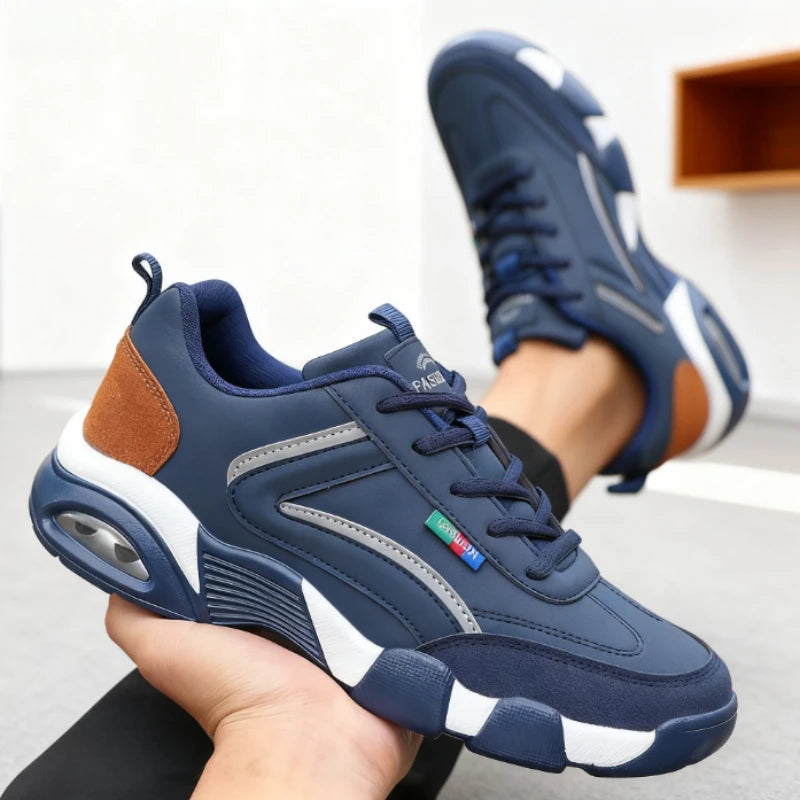ZULIWAGN Men's Anti-Slip Rebound Sneakers | Breathable Walking Shoes Men's Sneakers Axl