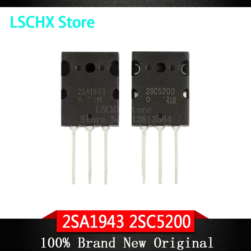 2SA1943 & 2SC5200 Power Transistors – 10PCS 5 Matched Pairs Power Transistor Pair Axl 5200 1943 10Pairs