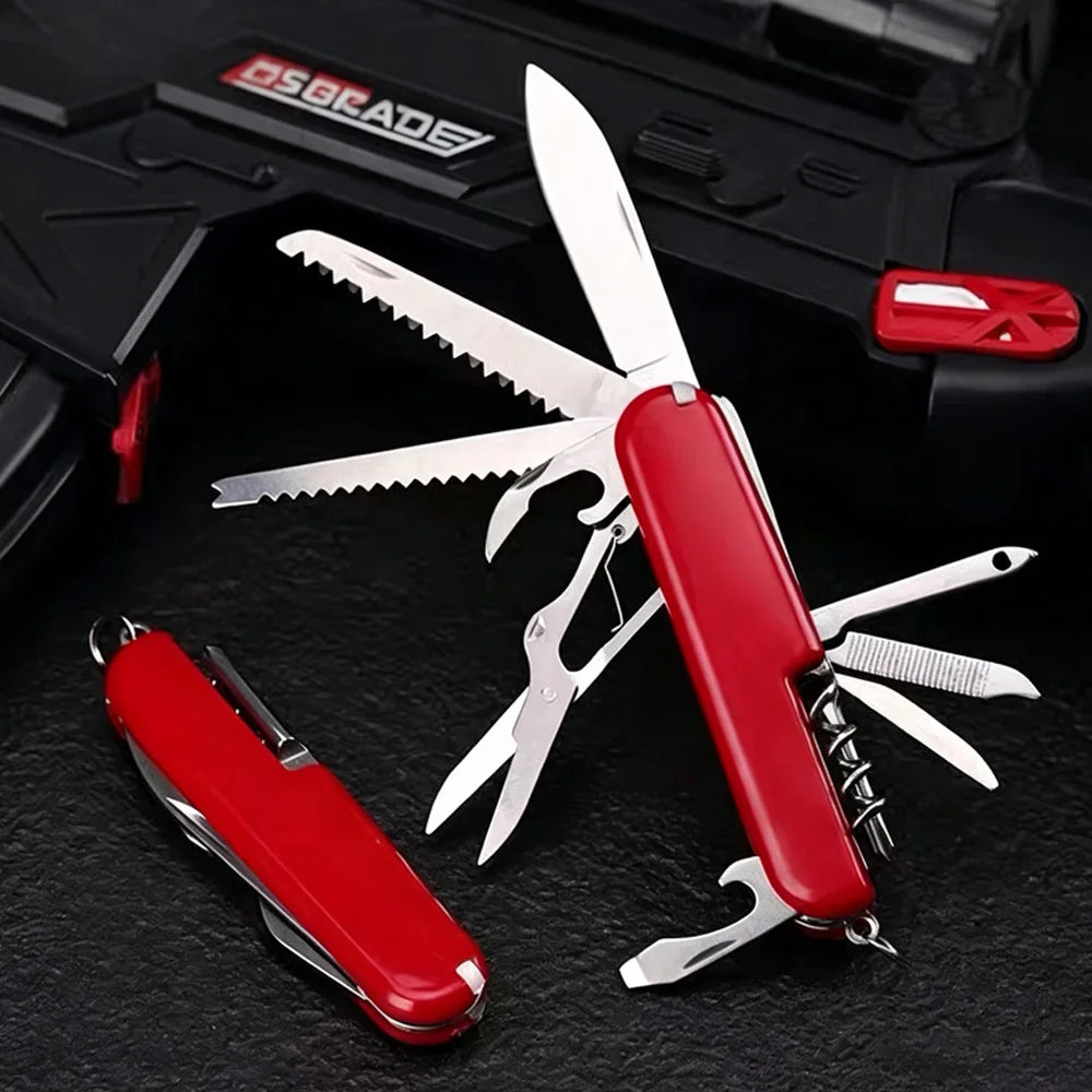 PLYS 8/11-in-1 Folding Pocket Knife – EDC Stainless Multitool Folding Multitool Knife Axl