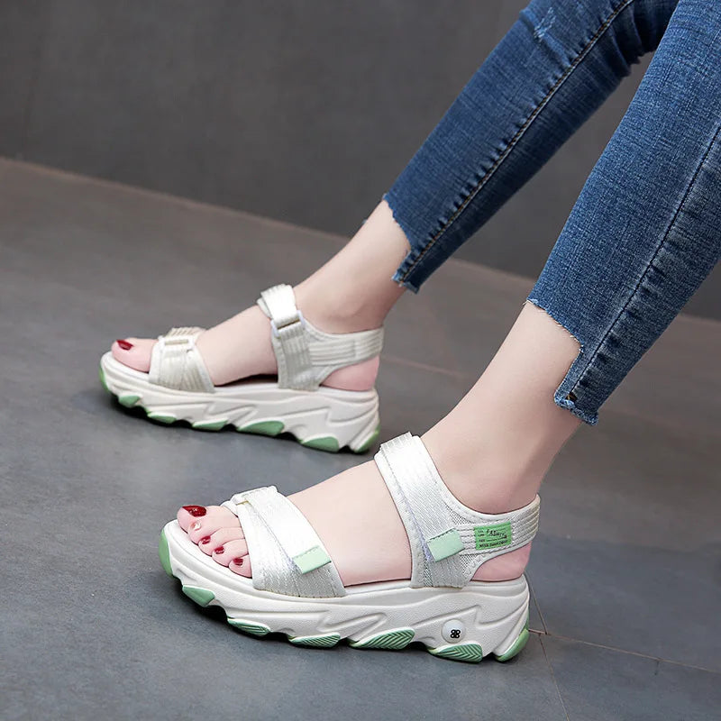 Women's Non-Slip Platform Sandals | Casual Beach Sport Shoes Women's Sandals Axl