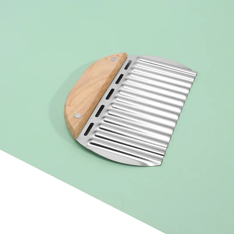 Stainless Steel Dough Cutter & Pastry Scraper with Measuring Pastry Dough Cutter Axl