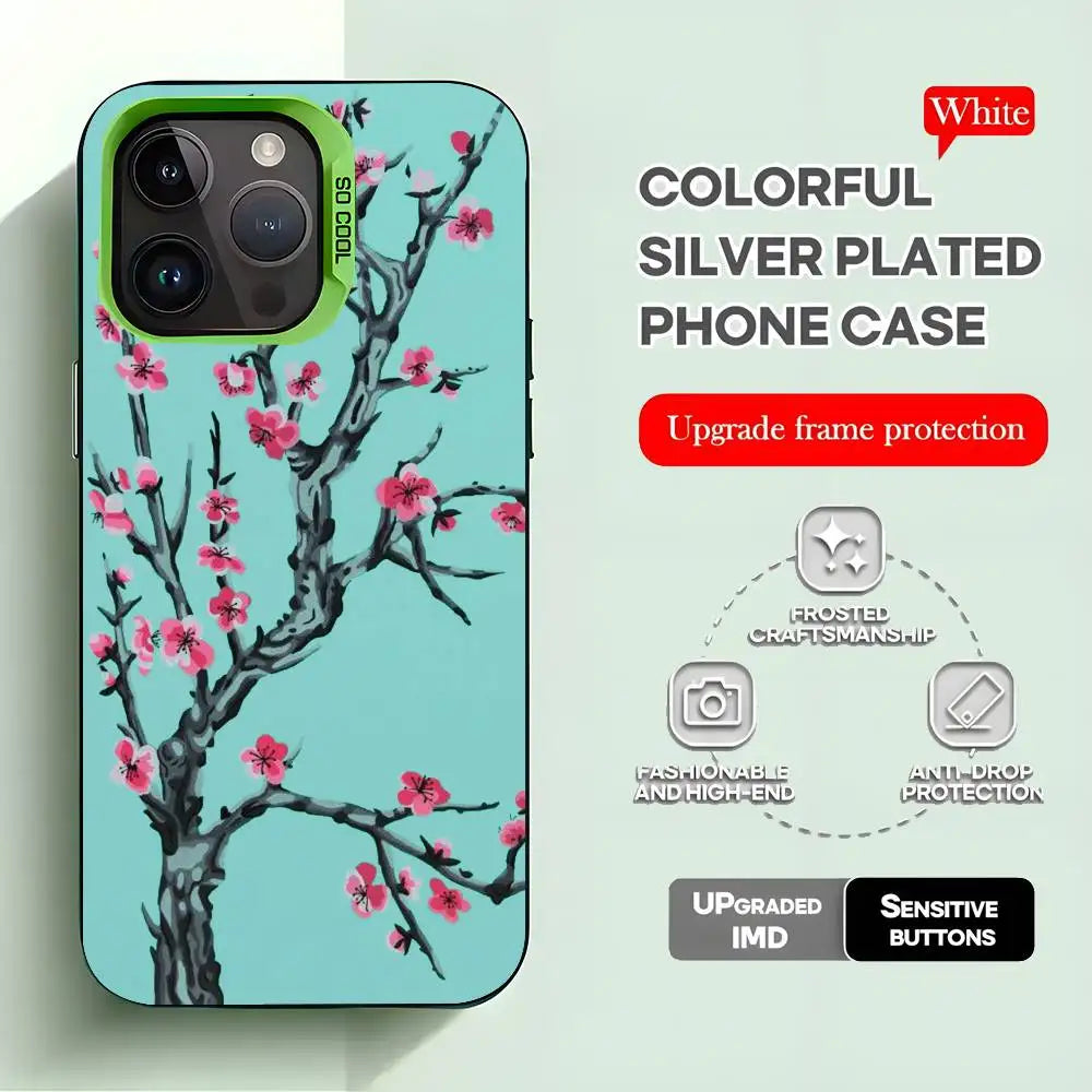 Vaporwave Arizona Tea iPhone Case | Anti-Scratch Plating Cover iPhone Phone Case Axl