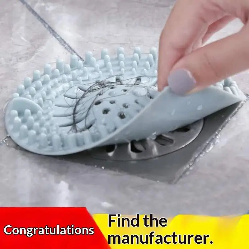 TPR Bathroom Hair Catcher – Shower & Sink Drain Strainer Drain Hair Catcher Axl