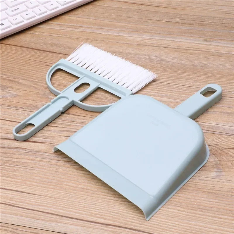 Mini Broom & Dustpan Set – Pet Cage & Desktop Keyboard Cleaner Mini Broom Set Axl