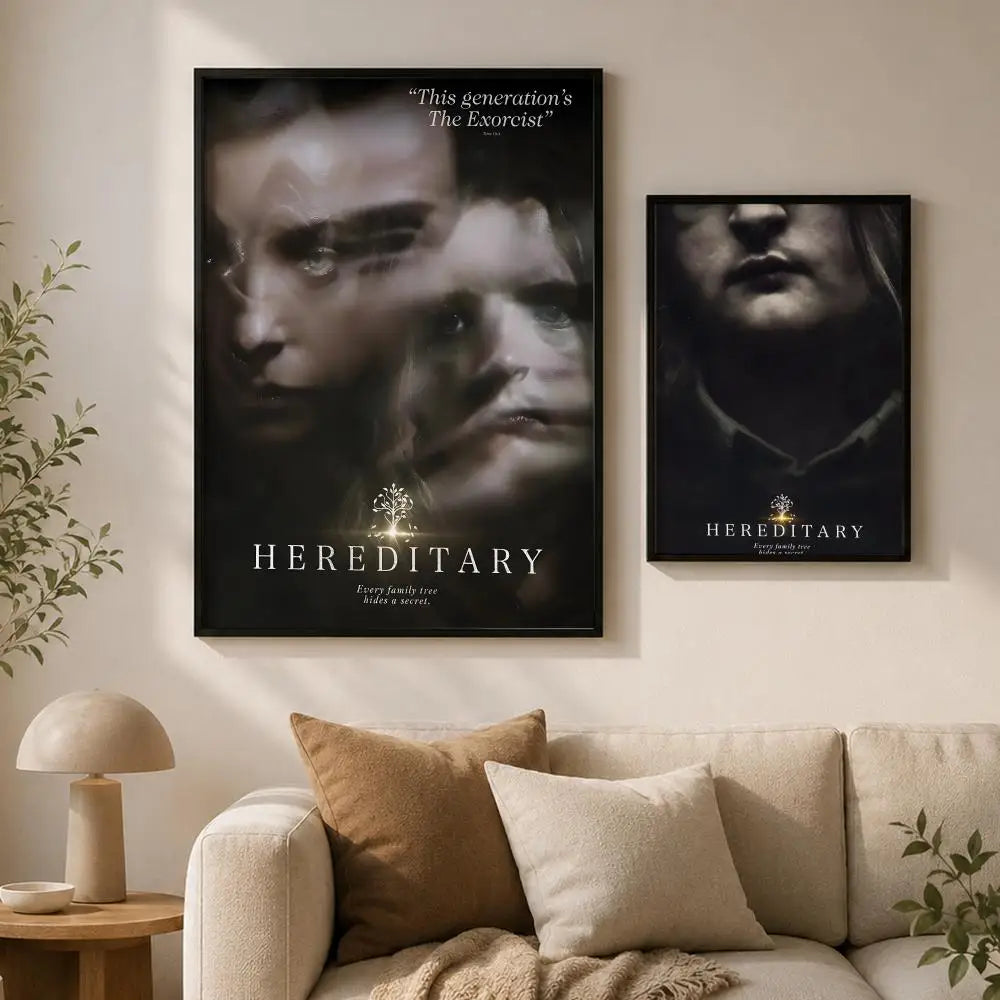 Hereditary Movie Poster – Waterproof PVC Peel-and-Stick Wall Art Movie Wall Poster Axl