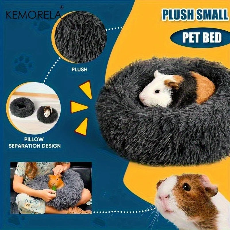 Ultra-Soft Plush Pet Nest – Warm Bed for Small Animals Small Animal Bed Axl