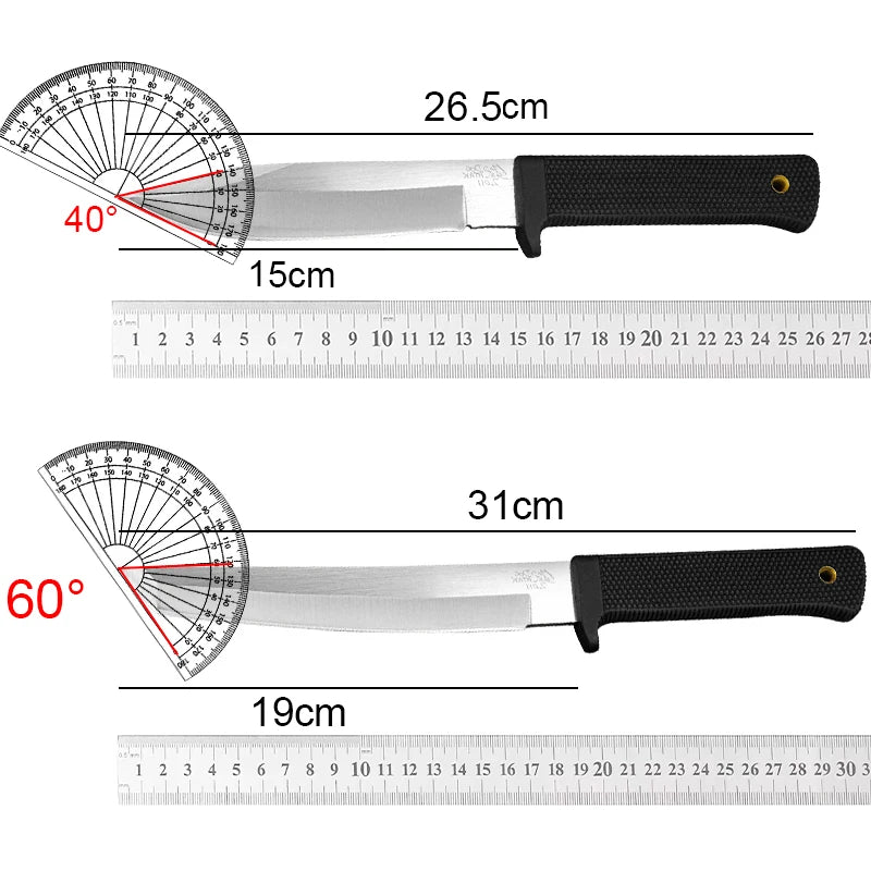 YRIDEFE Japanese Samurai Kitchen & Boning Knife 2-Piece Set Kitchen Knife Set Axl