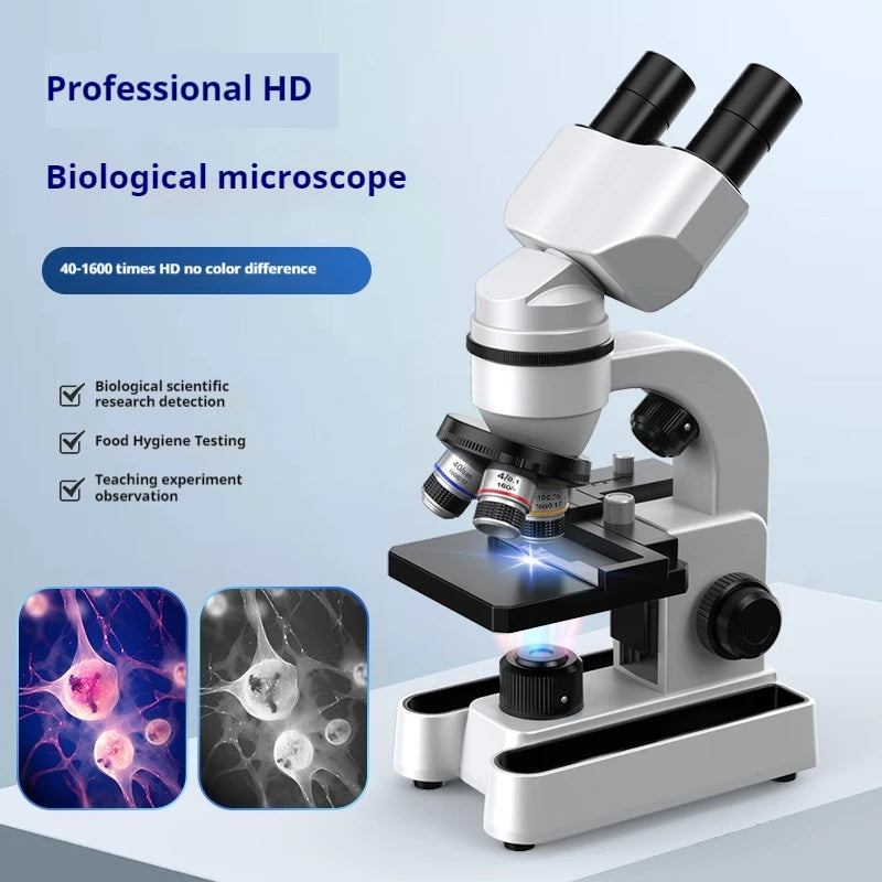 40X–1600X Binocular Biological Microscope for Students Binocular Microscope Axl