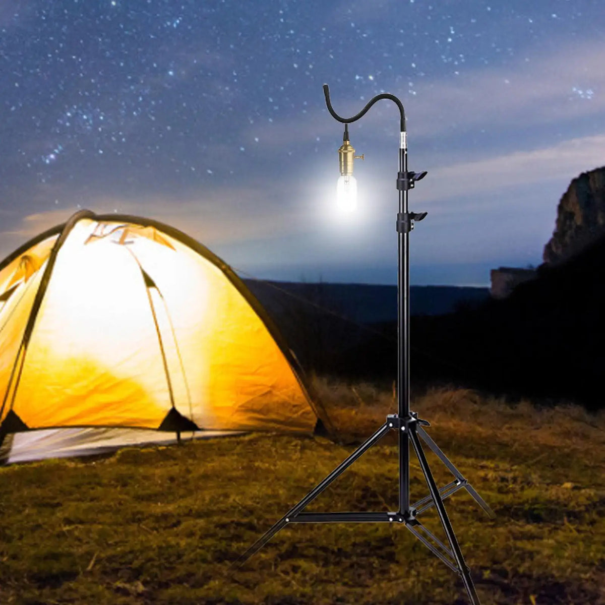 2M Titanium Alloy Tripod Stand – Adjustable Studio & Travel Photography Tripod Stand Axl