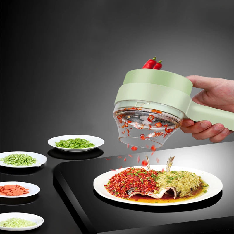 BALASHOV 4-in-1 Electric Food Chopper – Garlic Slicer & Grinder Electric Food Chopper Axl