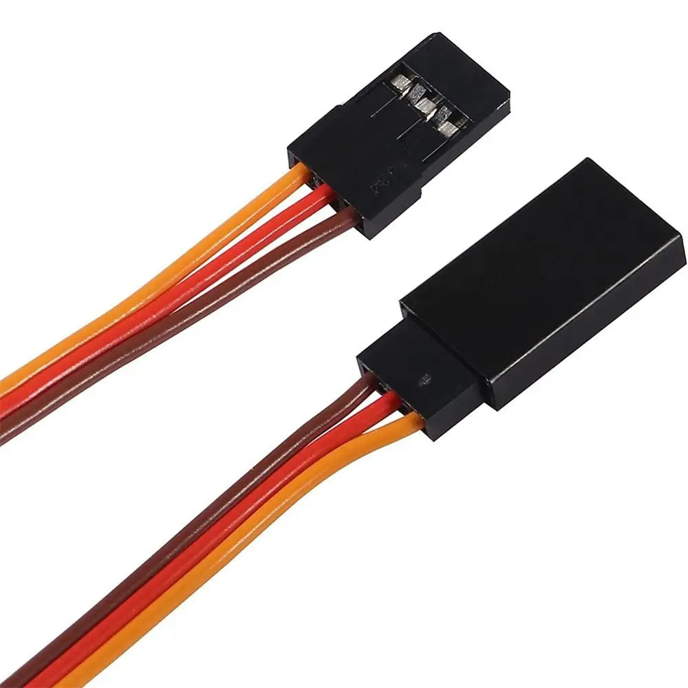 RC Servo Extension Cable 3-Pin JR Male to Female – 10 Pack RC Servo Cable Axl