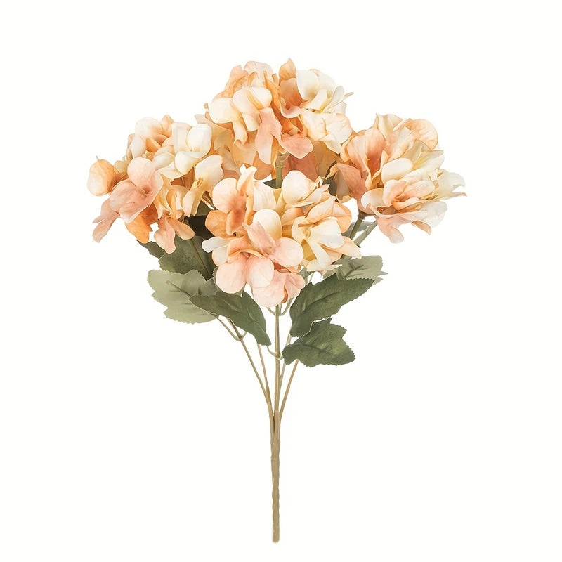 Silk Hydrangea Artificial Flowers – Wedding & Home Décor Artificial Flowers Axl color 8 1pc