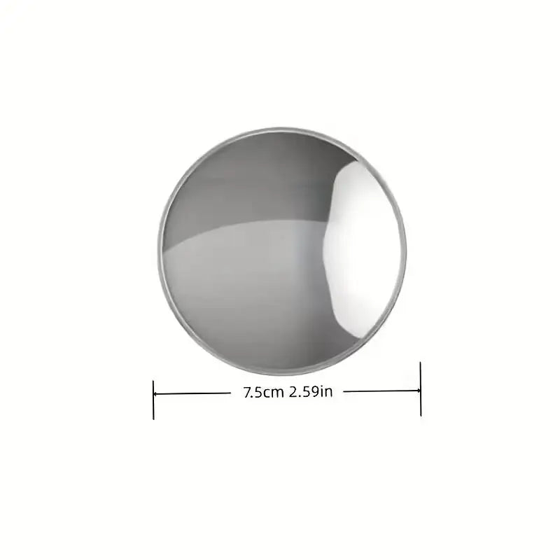Convex Wide-Angle Round Travel Mirror – Small & Large Sizes Portable Travel Mirror Axl
