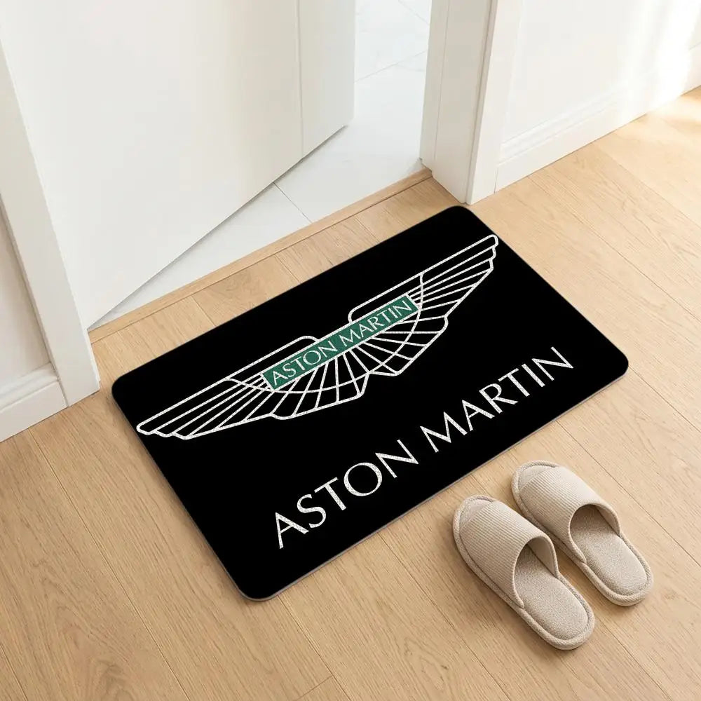 Diatomite Bath Mat – Quick Dry Anti-Slip Sports Car Design Diatomite Bath Mat Axl White6 30x45cm