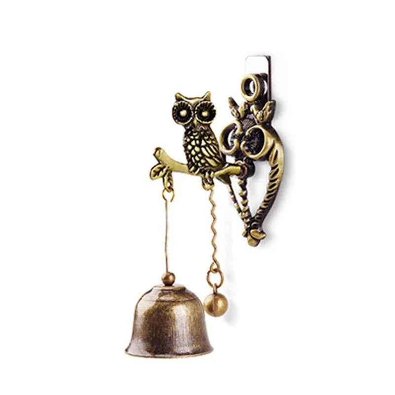 Vintage Metal Bell Wind Chime – Magnetic Door Wall Ornament Wind Chime Ornament Axl Light Yellow