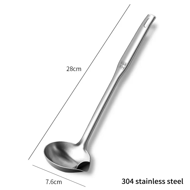 Stainless Steel Fat Skimmer Spoon – Soup Oil Separator Kitchen Strainer Spoon Axl Medium size